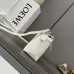 23Loewe Mini Puzzle Edge bag in soft grained calfskin Grey #A50417