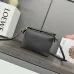 4Loewe Mini Puzzle Edge bag in soft grained calfskin Grey #A50417