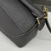 6Loewe Mini Puzzle Edge bag in soft grained calfskin Grey #A50417