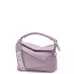 10Loewe Small Puzzle Edge Bag In Satin Calfskin in Purple #A50220