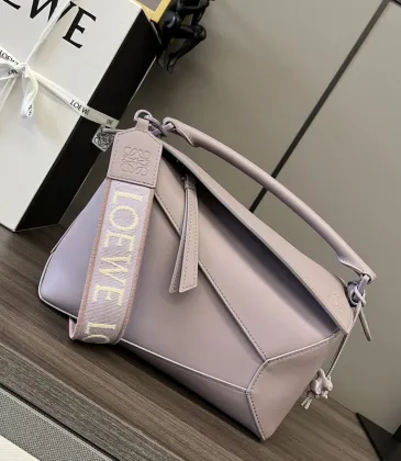 Loewe Small Puzzle Edge Bag In Satin Calfskin in Purple #A50220