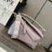 1Loewe Small Puzzle Edge Bag In Satin Calfskin in Purple #A50220