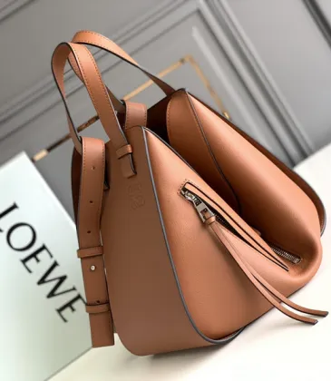 Loewe bag Small Hammock bag in classic calfskin Tan Size:29*14*26cm #A49124