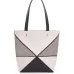 1Loewe bag XXL Puzzle Fold tote in canvas jacquard and calfskin Size:25.5*14.5*31.5cm #A49121