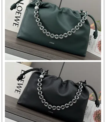 Loewe handbag Flamenco Purse Anagram pebble Size:41*9*26cm #A49100