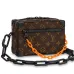 1Louis Vuitton LV virgil mini soft truck shoulder bags Brown/Black #9123960