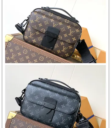 Louis Vuitton S Lock Messenger Bag Macassar Monogram #A49955