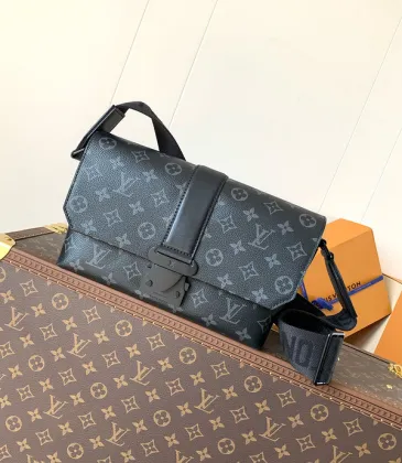 Louis Vuitton S-Cape Messenger Monogram Eclipse  Men's Bags #A49957