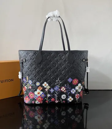 LV x TM Neverfull MM Monogram Empreinte Leather #A49682