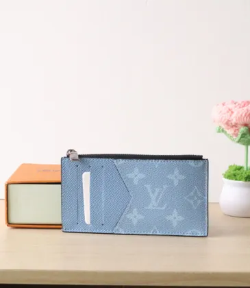 Louis Vuitton Coin Card Holder Denim in Coated #A50102