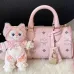 18MCM Bag Boston Padlock Size:18×9×9.5cm #A47992