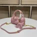 7New handbag MCM  good quality small pillow  pink Lovely bag  #A22918