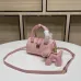 8New handbag MCM  good quality small pillow  pink Lovely bag  #A22919