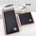 1Miu Miu Logo Leather Wallet Set #A45764