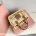 3Tan/caramel Woven Fabric Handbag With Leather Trim #A50907