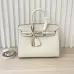 1Birkin Handbag 25cm White #A50031