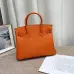 3Birkin Handbag Orange #A50032