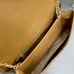 10Caramel Prada Doux extra large leather shoulder bag #A49969