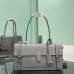 17Dark Brown Medium leather handbag #A51644