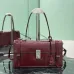 19Dark Brown Medium leather handbag #A51644