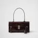 20Dark Brown Medium leather handbag #A51644
