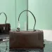 4Dark Brown Medium leather handbag #A51644