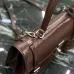 6Dark Brown Medium leather handbag #A51644