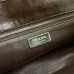 9Dark Brown Medium leather handbag #A51644