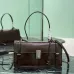 1Dark Brown Medium leather handbag #A51644