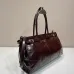3Dark Brown Prada Bonnie medium leather handbag #A50984