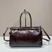4Dark Brown Prada Bonnie medium leather handbag #A50984