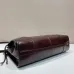 6Dark Brown Prada Bonnie medium leather handbag #A50984