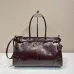 1Dark Brown Prada Bonnie medium leather handbag #A50984