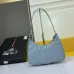 14Prada AAA+ Hobo handbags Cowhide moon shaped bag #999931346