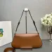 22Prada Bolsa De Hombro Con Logo Triangular Esmaltado #A49968