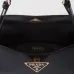 6Prada Bolsa De Hombro Con Logo Triangular Esmaltado #A49968