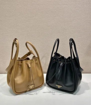 Prada Bucket Bags | Raffia Bucket Bag #A49964