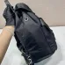 5Prada Nylon Triangle Logo Small Backpack #A49959