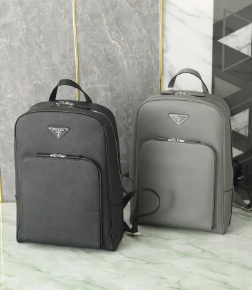 Prada Saffiano-leather Backpack #A50840