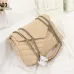 11Top Quality real leather bags messenger designer handbags LOULOU stripe square fat Metal chain bag womens handbag large-capacity Buckles shoulder bagss Luxury box #99907218