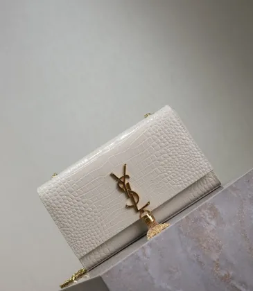 YSL KATE SMALL TASSEL IN CROCODILE-EMBOSSED #A50334