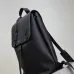 12YSL Saint Laurent Sac De Jour Men's Black Grained Leather Backpack #A50336
