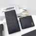 3Yves Saint Laurent Logo Leather Wallet Set #A45765