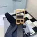 3Good Quality Balenciaga Designer Belt Iconic BB Buckle #A46196