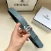 3Chanel AAA+ Leather Belts 3cm #A33420