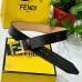 3Fendi AAA+ Leather Belts Wide 4cm #A33413
