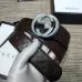 7Gucci AAA+ Leather Belts W4cm #9129911