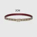 3Women's Gucci AAA+ Belts Reversible GG Marmont thin belt #A52442