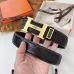 3Hermes H Buckle Leather Belt 3.8 cm #A45674