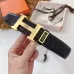 6Hermes H Buckle Leather Belt 3.8 cm #A45674